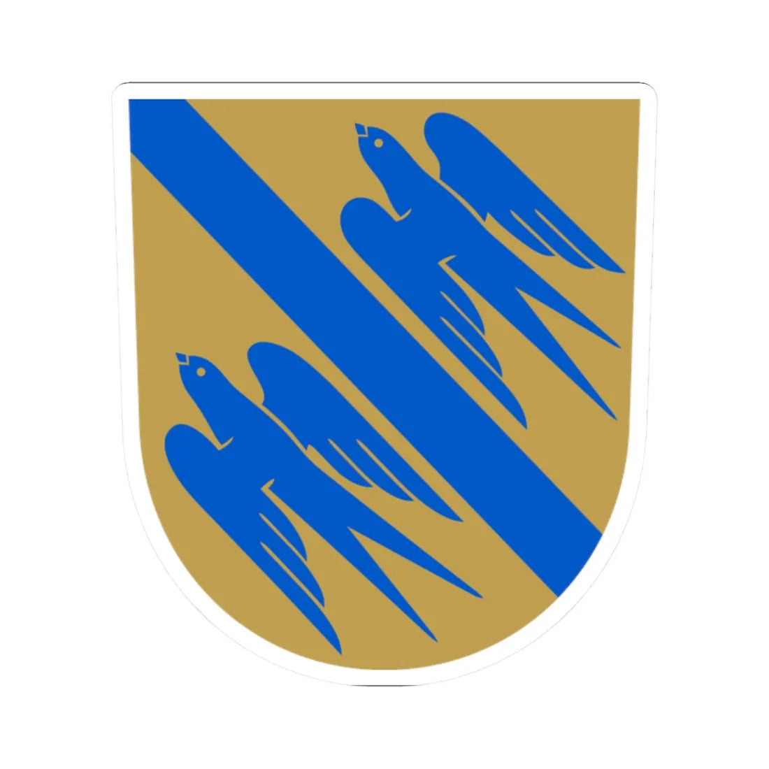 Jämijärvi.vaakuna (Finland) (Coat of Arms) STICKER Vinyl Kiss-Cut Decal 2 Inch White - The Sticker Space