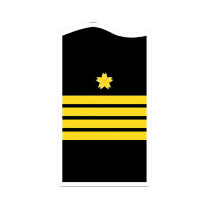 JMSDF Captain insignia a (Japan) (Military Rank) STICKER Vinyl Kiss-Cut Decal 2 Inch White - The Sticker Space