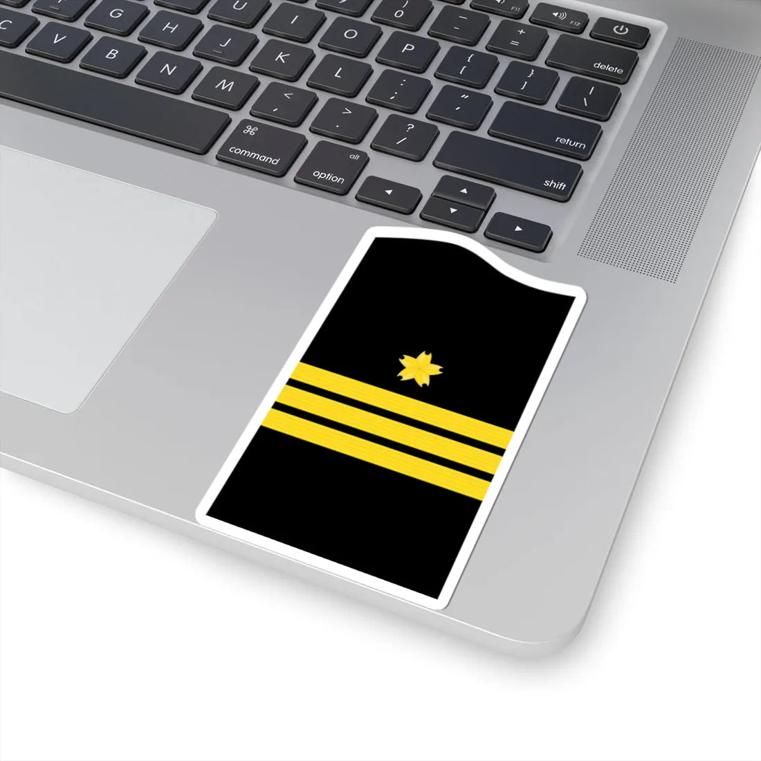 JMSDF Commander insignia a (Japan) (Military Rank) STICKER Vinyl Kiss-Cut Decal - The Sticker Space