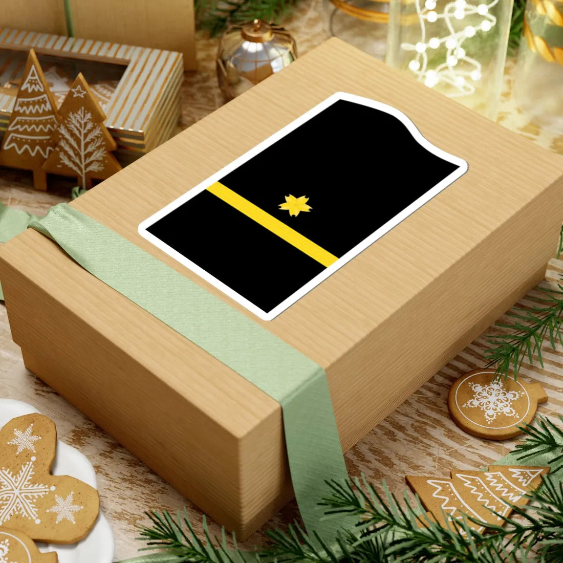 JMSDF Ensign insignia a (Japan) (Military Rank) STICKER Vinyl Kiss-Cut Decal - The Sticker Space