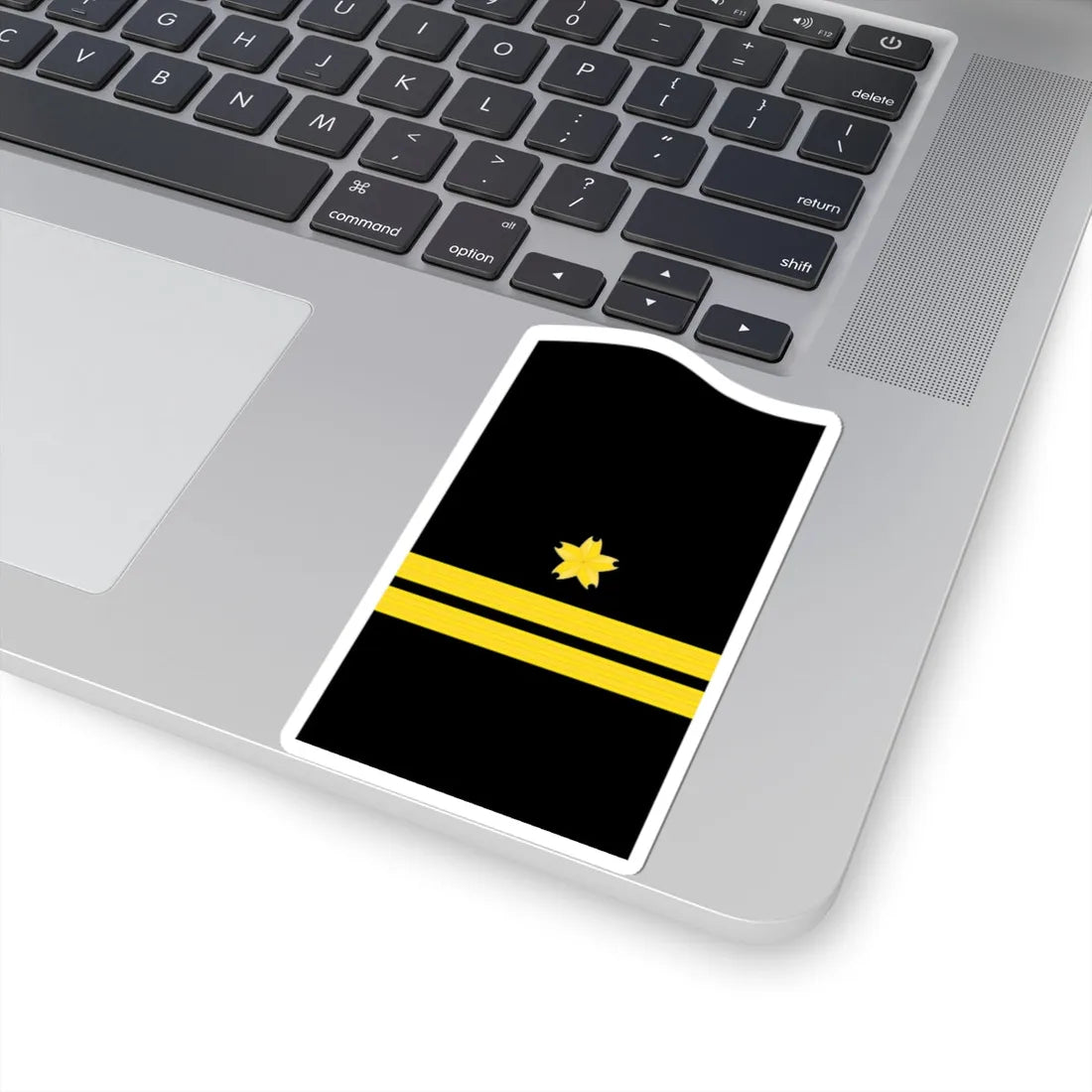 JMSDF Lieutenant insignia a (Japan) (Military Rank) STICKER Vinyl Kiss-Cut Decal - The Sticker Space
