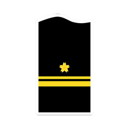 JMSDF Lieutenant Junior Grade insignia a (Japan) (Military Rank) STICKER Vinyl Kiss-Cut Decal 2 Inch White - The Sticker Space