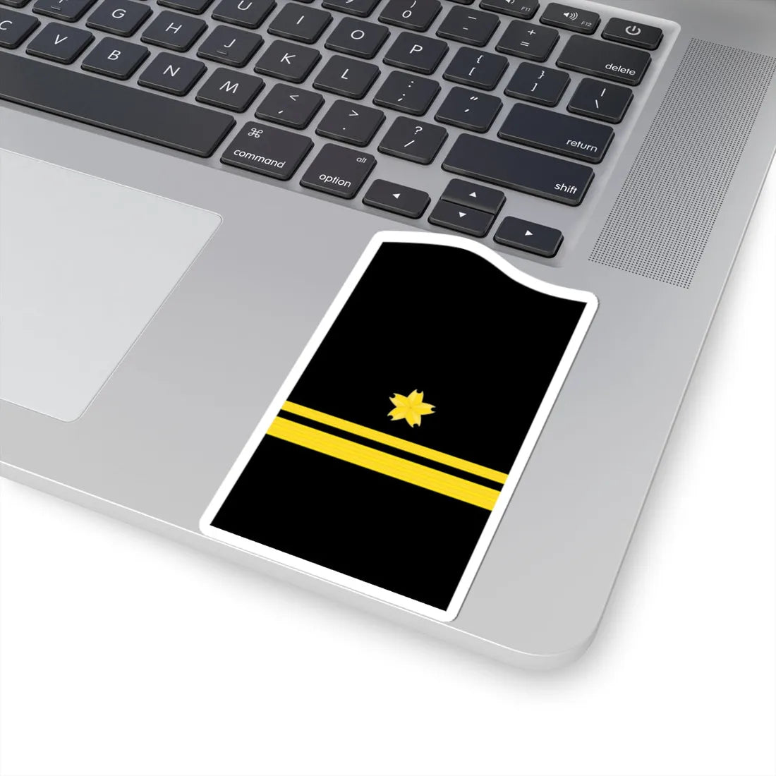 JMSDF Lieutenant Junior Grade insignia a (Japan) (Military Rank) STICKER Vinyl Kiss-Cut Decal - The Sticker Space