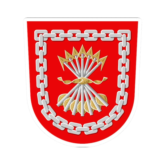 Jämsä.vaakuna (Finland) (Coat of Arms) STICKER Vinyl Kiss-Cut Decal 2 Inch White - The Sticker Space