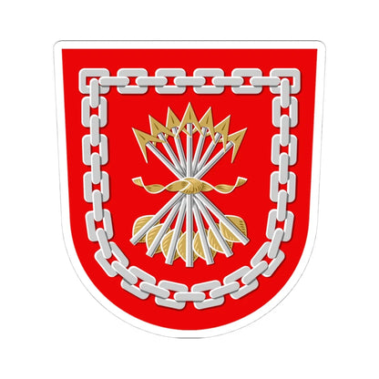 Jämsä.vaakuna (Finland) (Coat of Arms) STICKER Vinyl Kiss-Cut Decal 4 Inch White - The Sticker Space