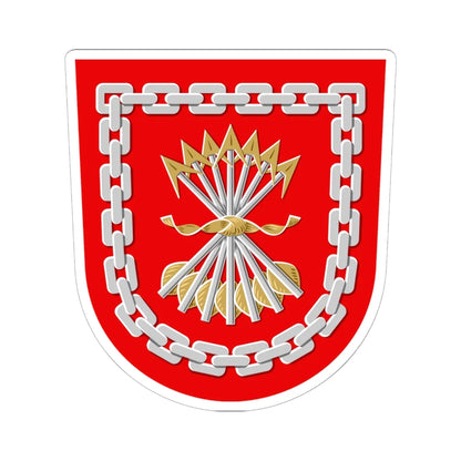 Jämsä.vaakuna (Finland) (Coat of Arms) STICKER Vinyl Kiss-Cut Decal 6 Inch White - The Sticker Space