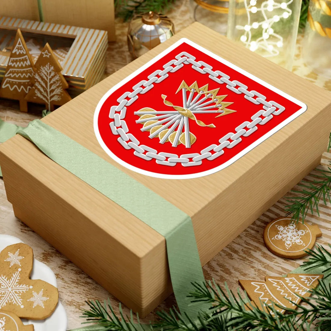 Jämsä.vaakuna (Finland) (Coat of Arms) STICKER Vinyl Kiss-Cut Decal - The Sticker Space