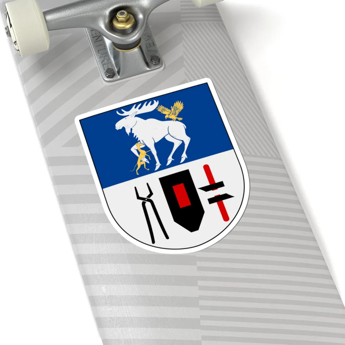 Jämtland län vapen (Sweden) (Coat of Arms) STICKER Vinyl Kiss-Cut Decal - The Sticker Space