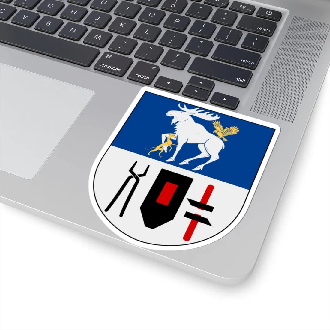 Jämtland län vapen (Sweden) (Coat of Arms) STICKER Vinyl Kiss-Cut Decal - The Sticker Space