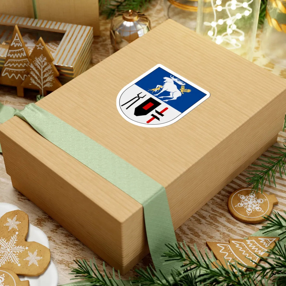 Jämtland län vapen (Sweden) (Coat of Arms) STICKER Vinyl Kiss-Cut Decal - The Sticker Space