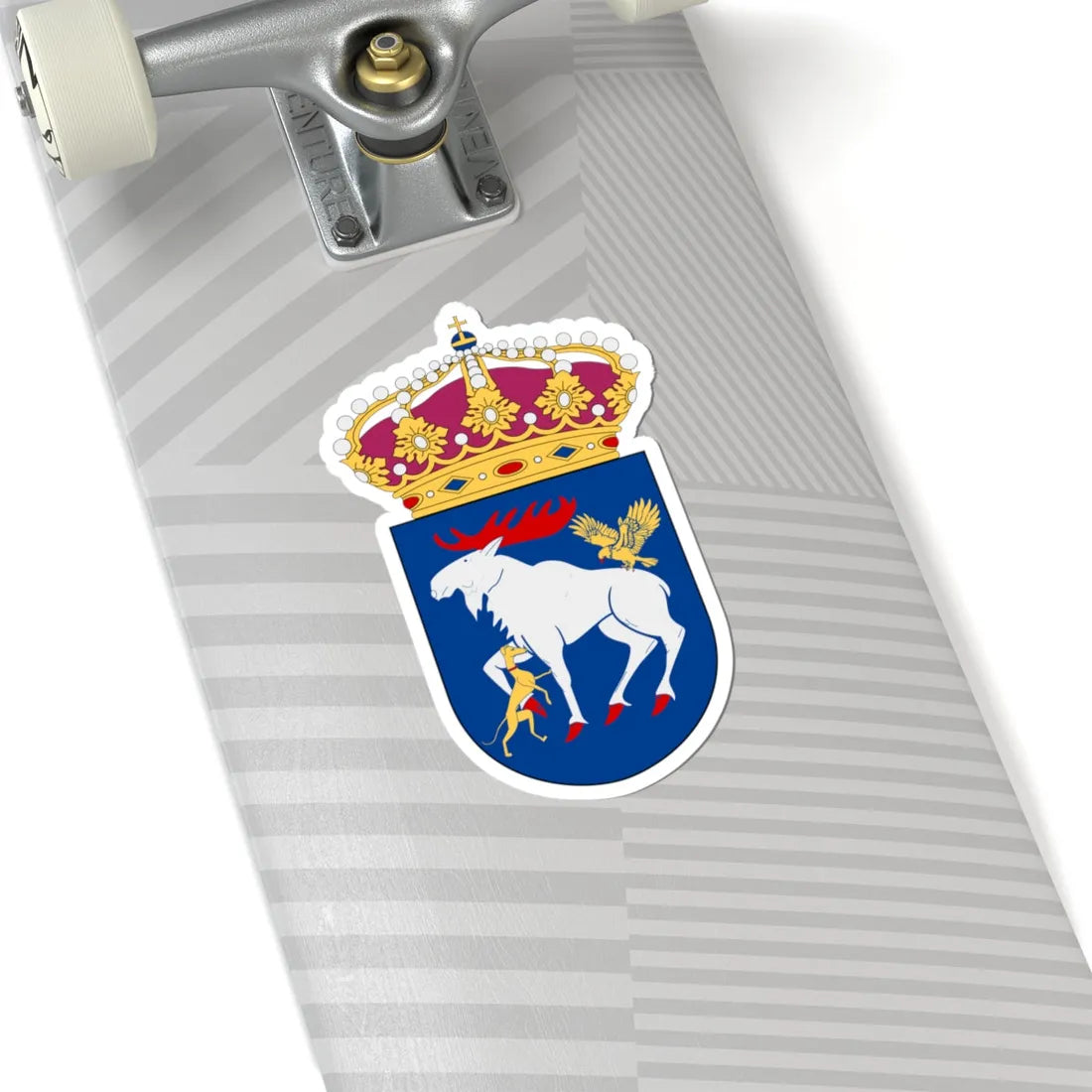 Jämtlands flygflottilj vapen pre 1994 (Sweden) (Coat of Arms) STICKER Vinyl Kiss-Cut Decal - The Sticker Space