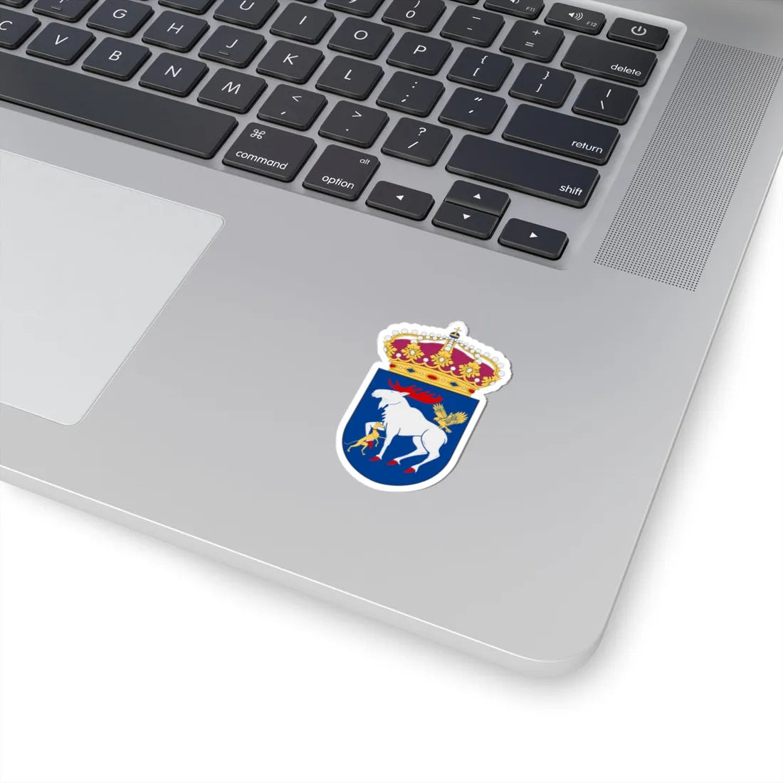 Jämtlands flygflottilj vapen pre 1994 (Sweden) (Coat of Arms) STICKER Vinyl Kiss-Cut Decal - The Sticker Space