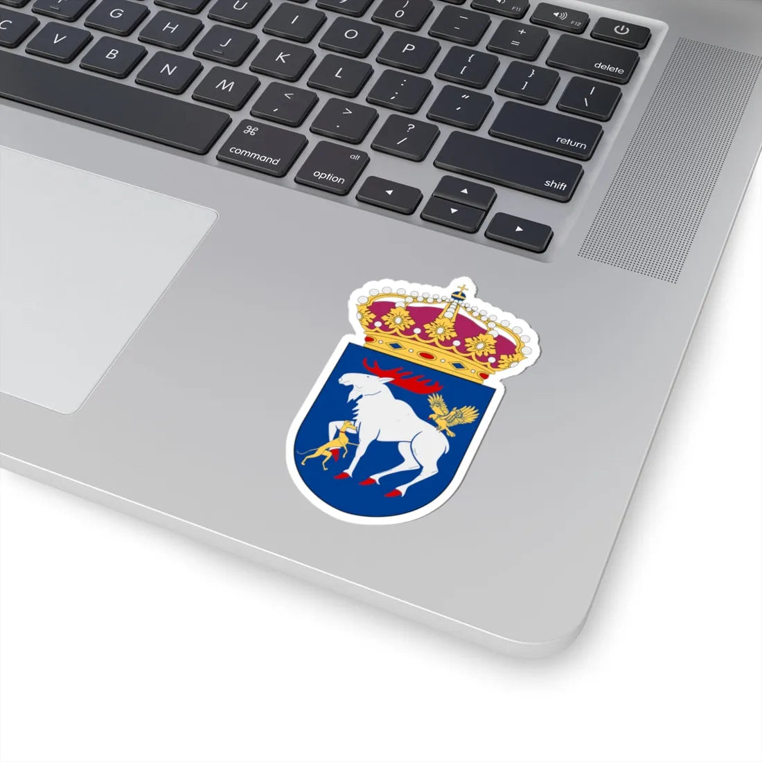 Jämtlands flygflottilj vapen pre 1994 (Sweden) (Coat of Arms) STICKER Vinyl Kiss-Cut Decal - The Sticker Space
