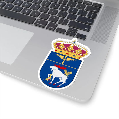 Jämtlands flygflottilj vapen (Sweden) (Coat of Arms) STICKER Vinyl Kiss-Cut Decal - The Sticker Space