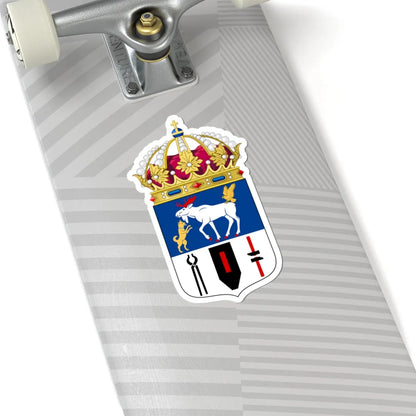 Jämtlands läns vapen crowned (Sweden) (Coat of Arms) STICKER Vinyl Kiss-Cut Decal - The Sticker Space