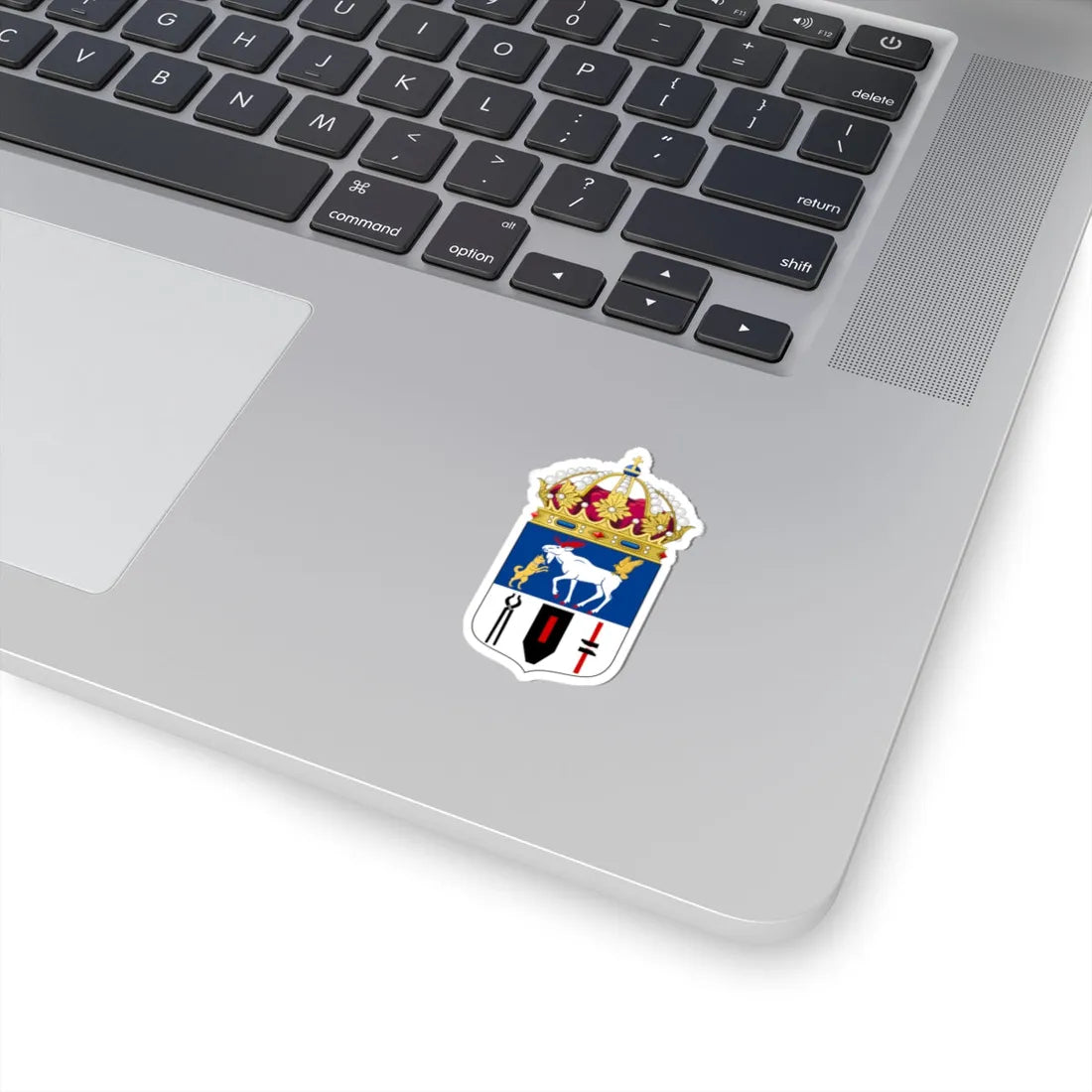 Jämtlands läns vapen crowned (Sweden) (Coat of Arms) STICKER Vinyl Kiss-Cut Decal - The Sticker Space