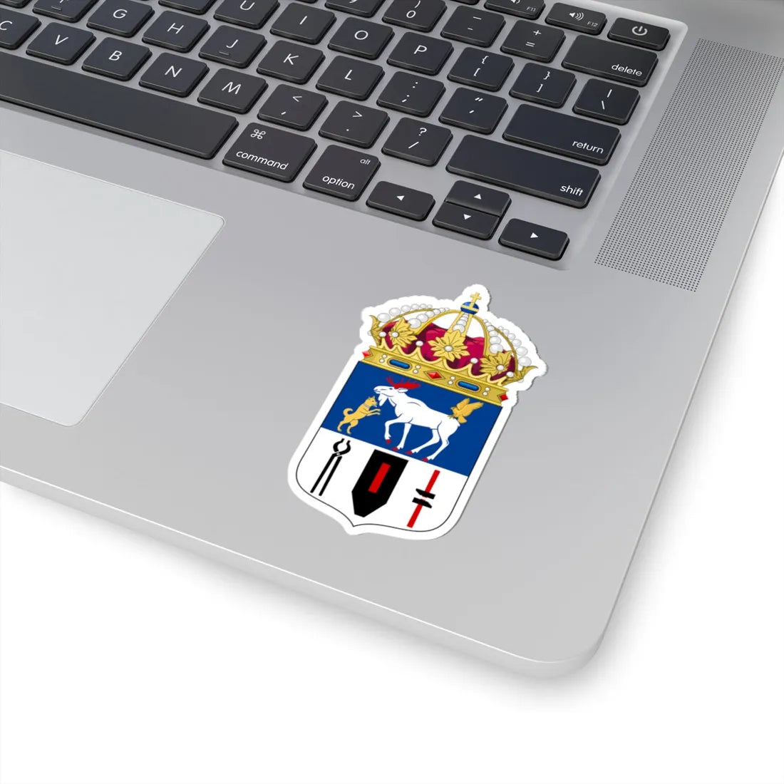 Jämtlands läns vapen crowned (Sweden) (Coat of Arms) STICKER Vinyl Kiss-Cut Decal - The Sticker Space