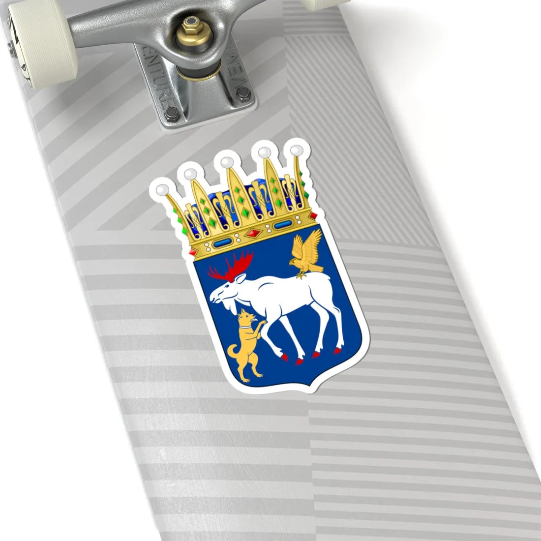 Jämtlands vapen crowned (Sweden) (Coat of Arms) STICKER Vinyl Kiss-Cut Decal - The Sticker Space