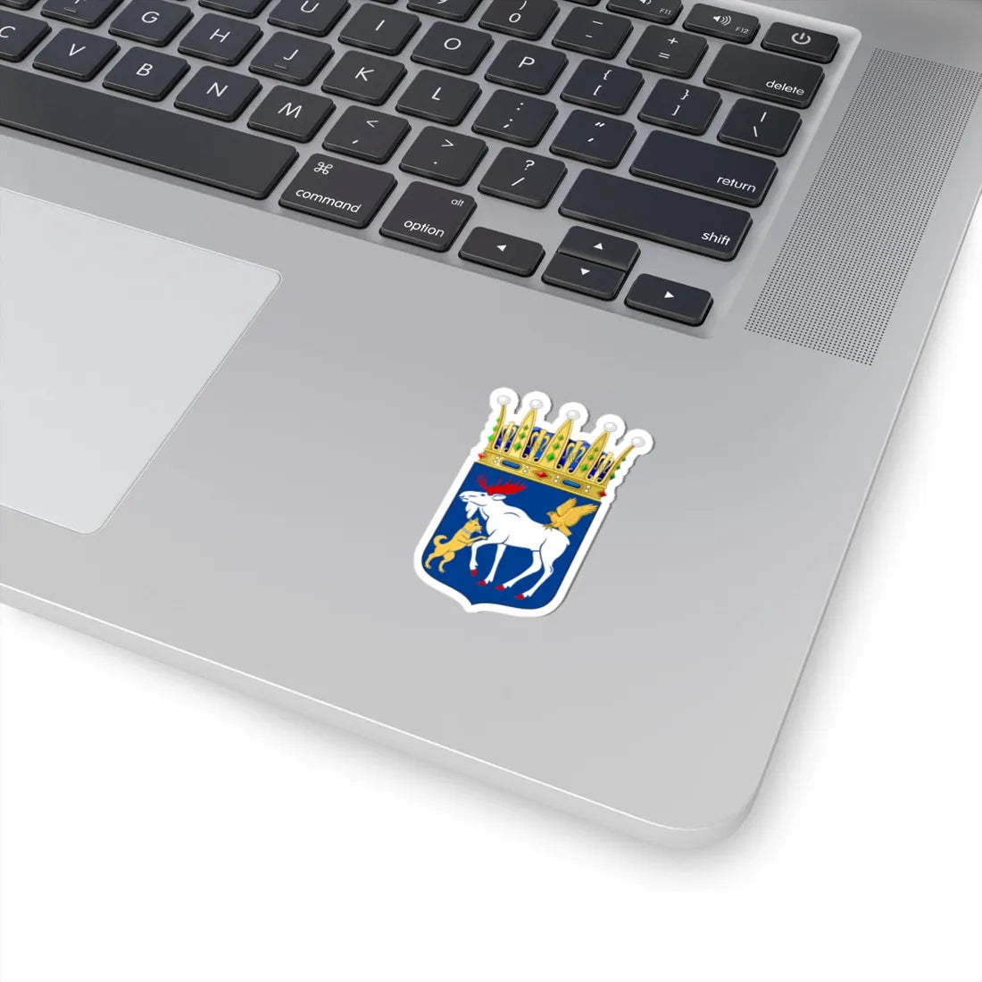 Jämtlands vapen crowned (Sweden) (Coat of Arms) STICKER Vinyl Kiss-Cut Decal - The Sticker Space