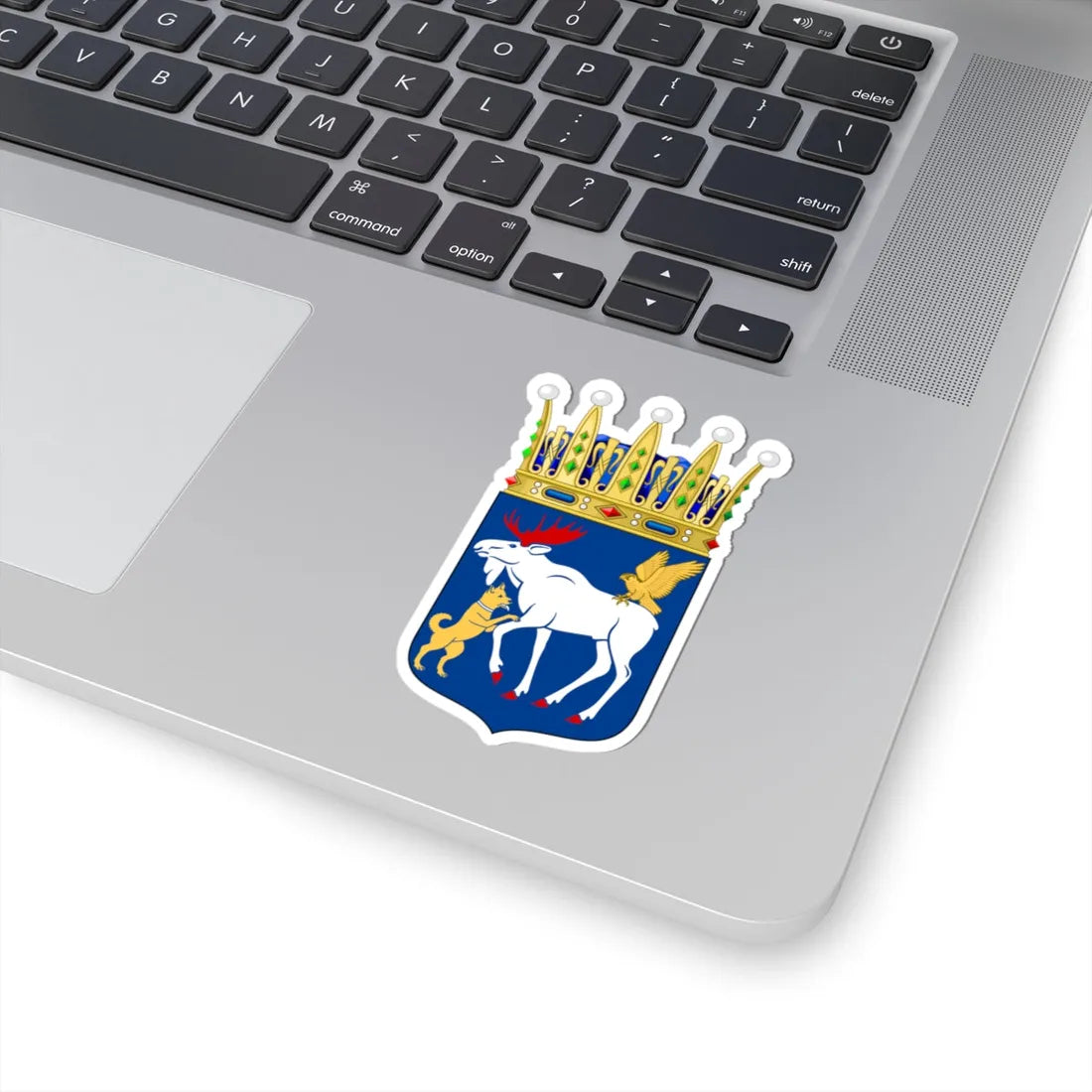 Jämtlands vapen crowned (Sweden) (Coat of Arms) STICKER Vinyl Kiss-Cut Decal - The Sticker Space