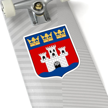 Jönköping läns vapen (Sweden) (Coat of Arms) STICKER Vinyl Kiss-Cut Decal - The Sticker Space
