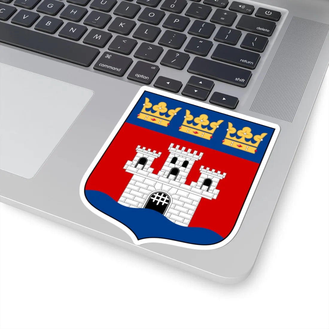 Jönköping läns vapen (Sweden) (Coat of Arms) STICKER Vinyl Kiss-Cut Decal - The Sticker Space