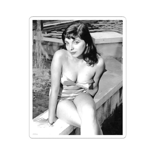 Joan Collins #420 (Vintage Female Icon) STICKER Vinyl Kiss-Cut Decal 2 Inch White - The Sticker Space