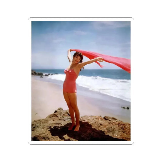 Joan Collins #496 (Vintage Female Icon) STICKER Vinyl Kiss-Cut Decal 2 Inch White - The Sticker Space