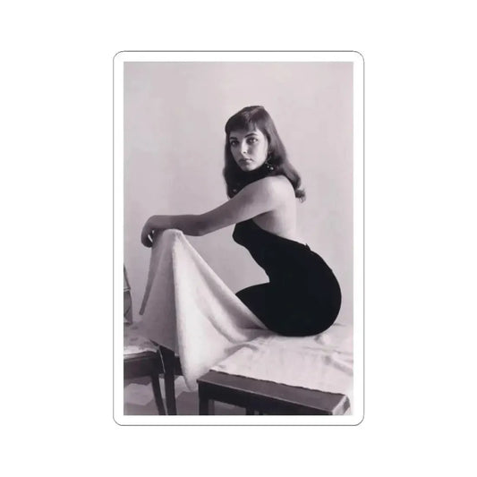 Joan Collins #515 (Vintage Female Icon) STICKER Vinyl Kiss-Cut Decal 2 Inch White - The Sticker Space