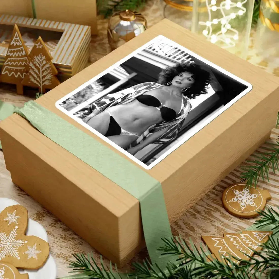 Joan Collins #548 (Vintage Female Icon) STICKER Vinyl Kiss-Cut Decal - The Sticker Space