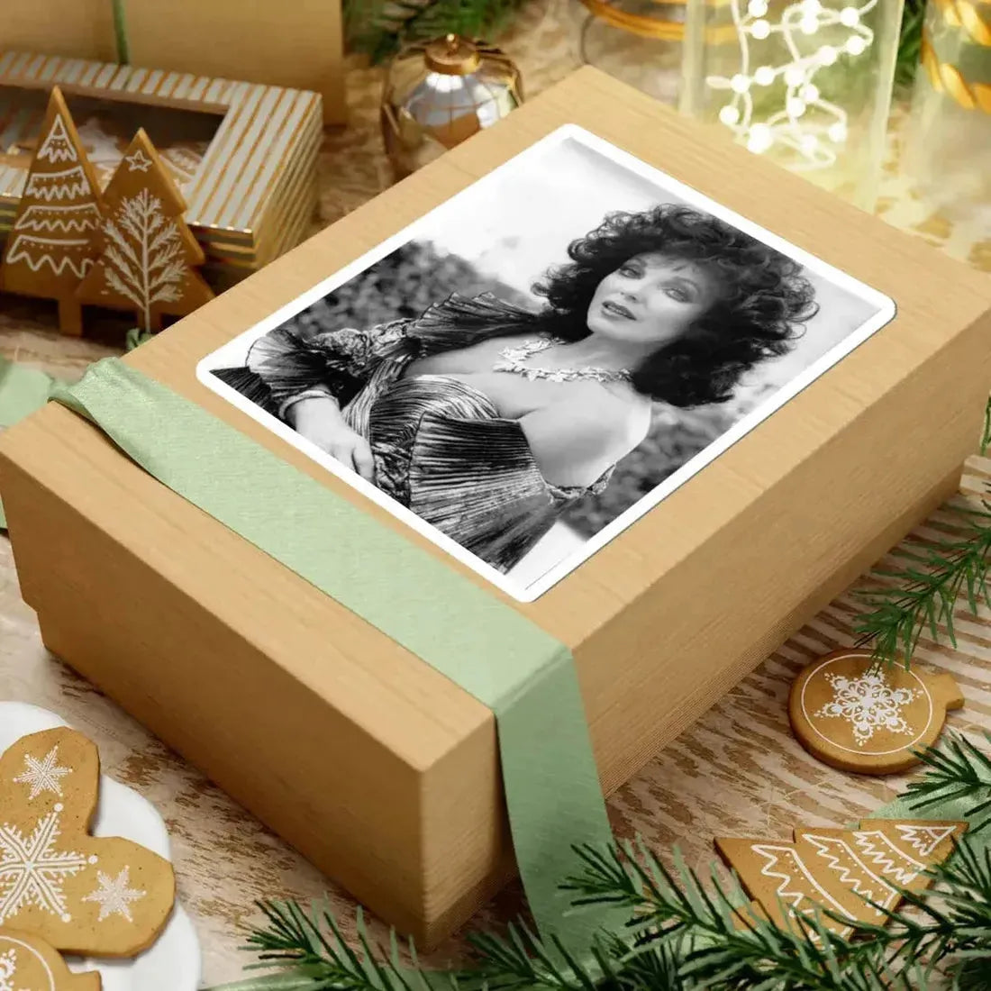 Joan Collins #549 (Vintage Female Icon) STICKER Vinyl Kiss-Cut Decal - The Sticker Space