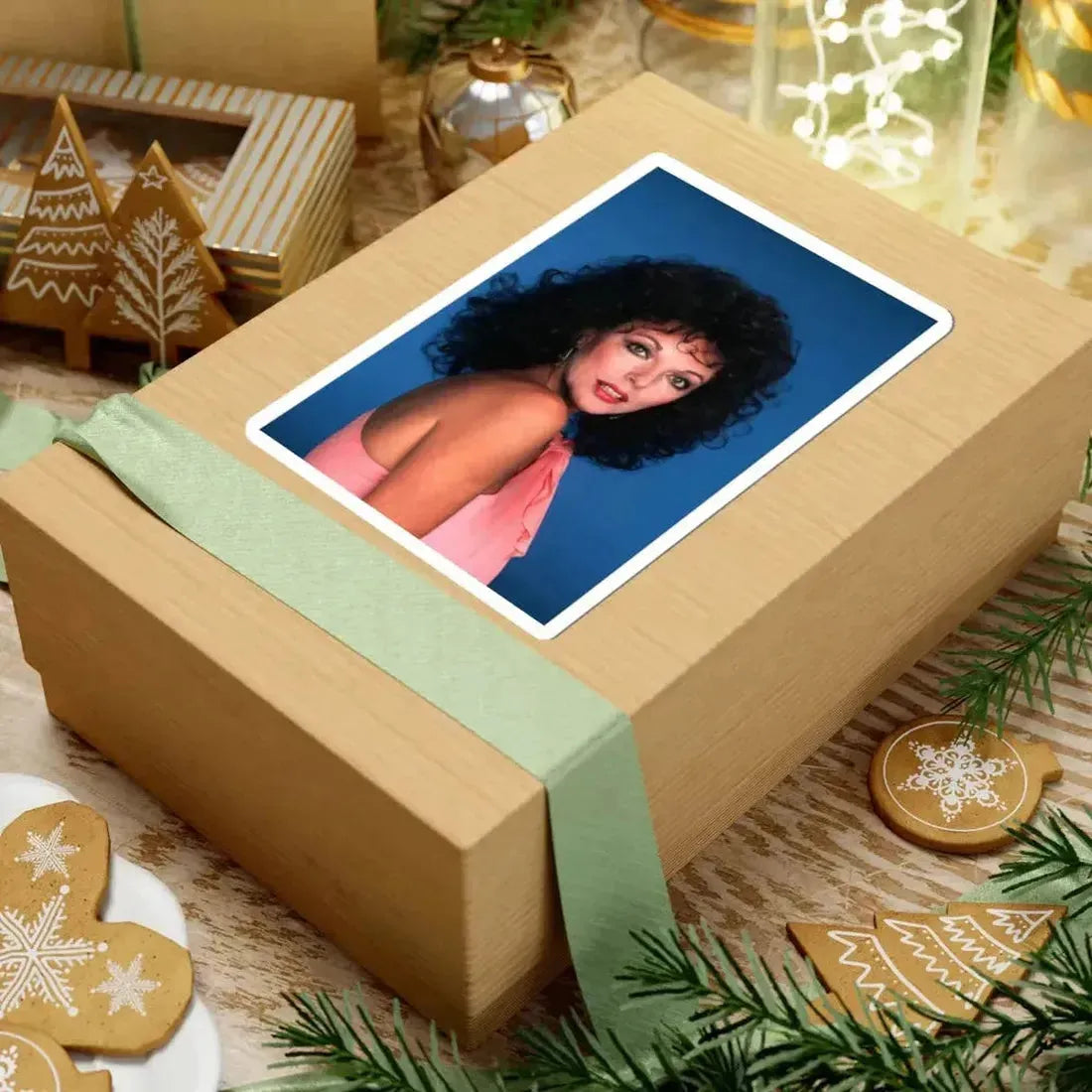 Joan Collins #555 (Vintage Female Icon) STICKER Vinyl Kiss-Cut Decal - The Sticker Space