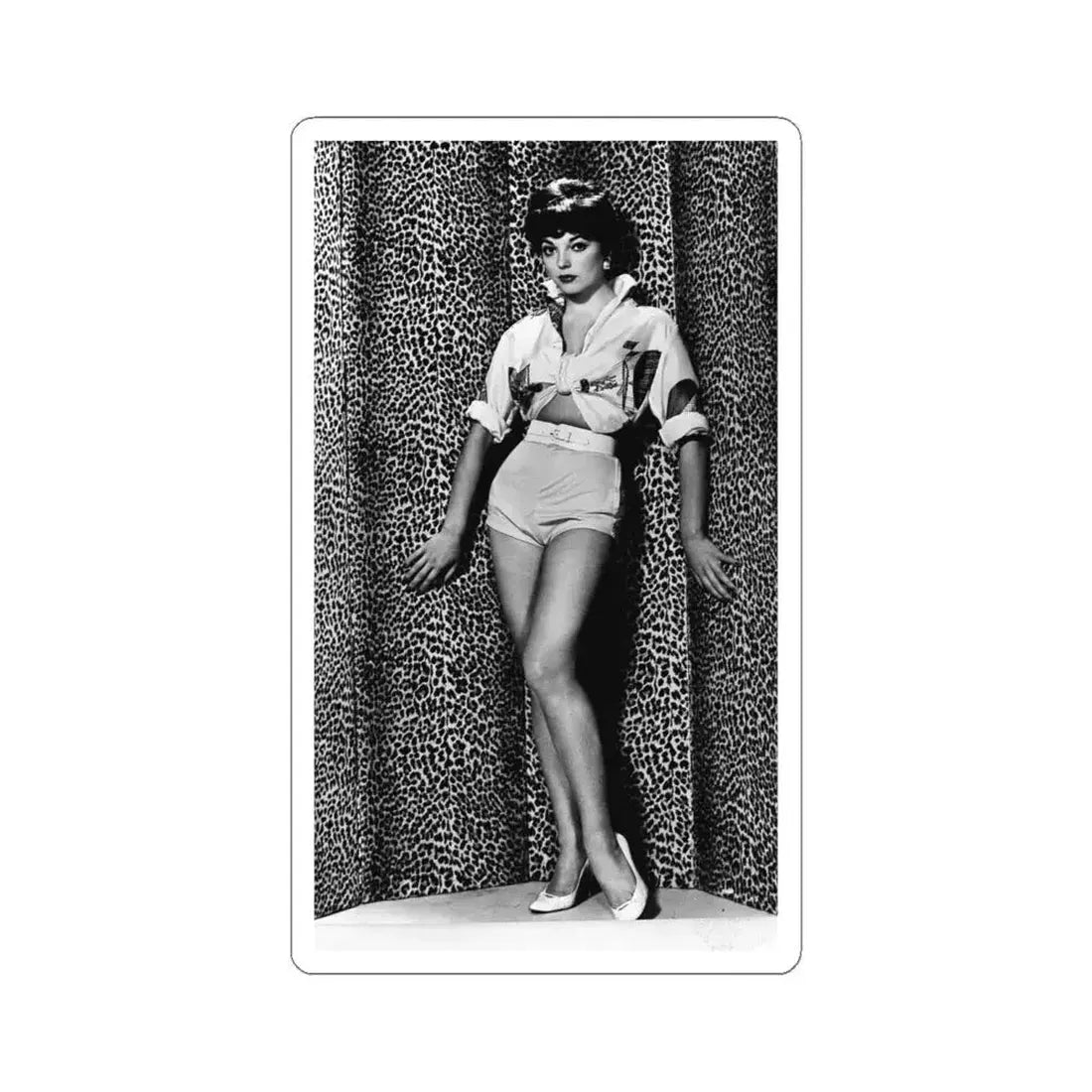 Joan Collins #557 (Vintage Female Icon) STICKER Vinyl Kiss-Cut Decal 6 Inch White - The Sticker Space