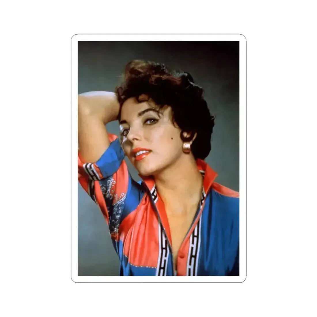 Joan Collins #563 (Vintage Female Icon) STICKER Vinyl Kiss-Cut Decal 3 Inch White - The Sticker Space