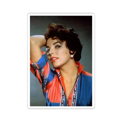 Joan Collins #563 (Vintage Female Icon) STICKER Vinyl Kiss-Cut Decal 3 Inch White - The Sticker Space