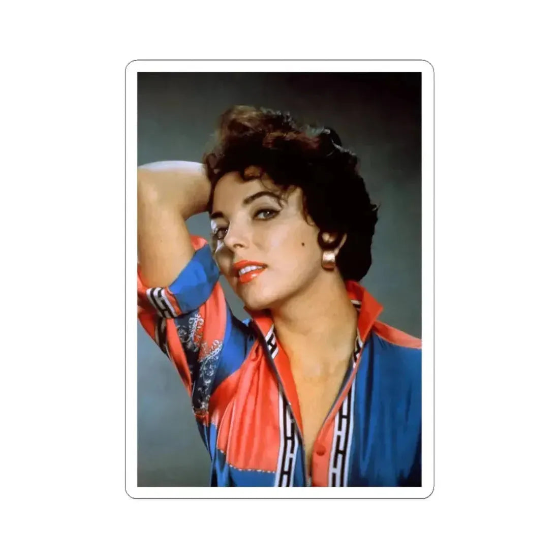Joan Collins #563 (Vintage Female Icon) STICKER Vinyl Kiss-Cut Decal 4 Inch White - The Sticker Space