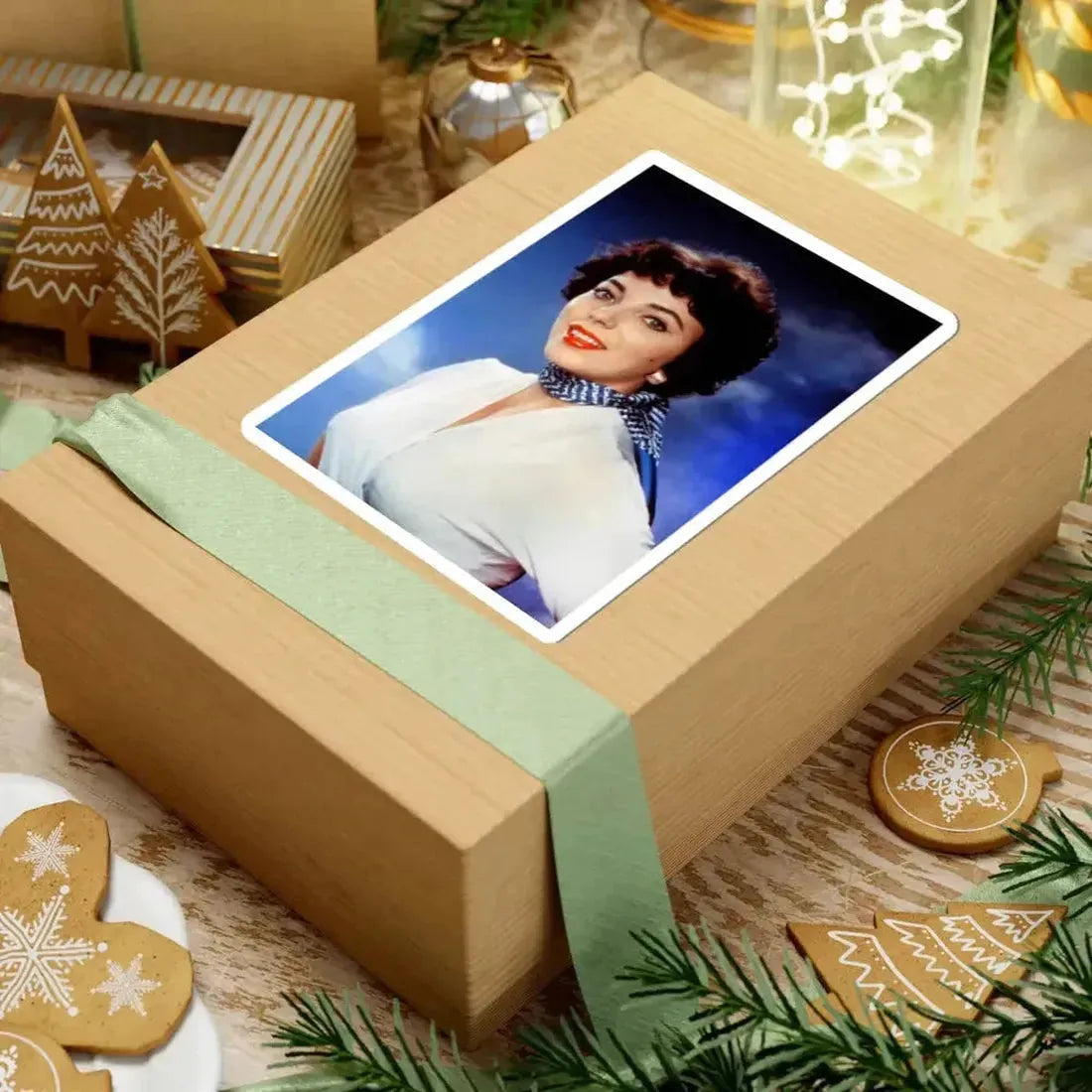 Joan Collins #564 (Vintage Female Icon) STICKER Vinyl Kiss-Cut Decal - The Sticker Space