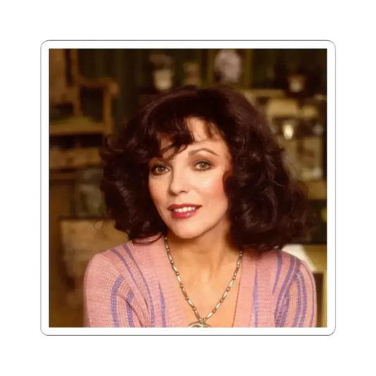 Joan Collins #565 (Vintage Female Icon) STICKER Vinyl Kiss-Cut Decal 2 Inch White - The Sticker Space
