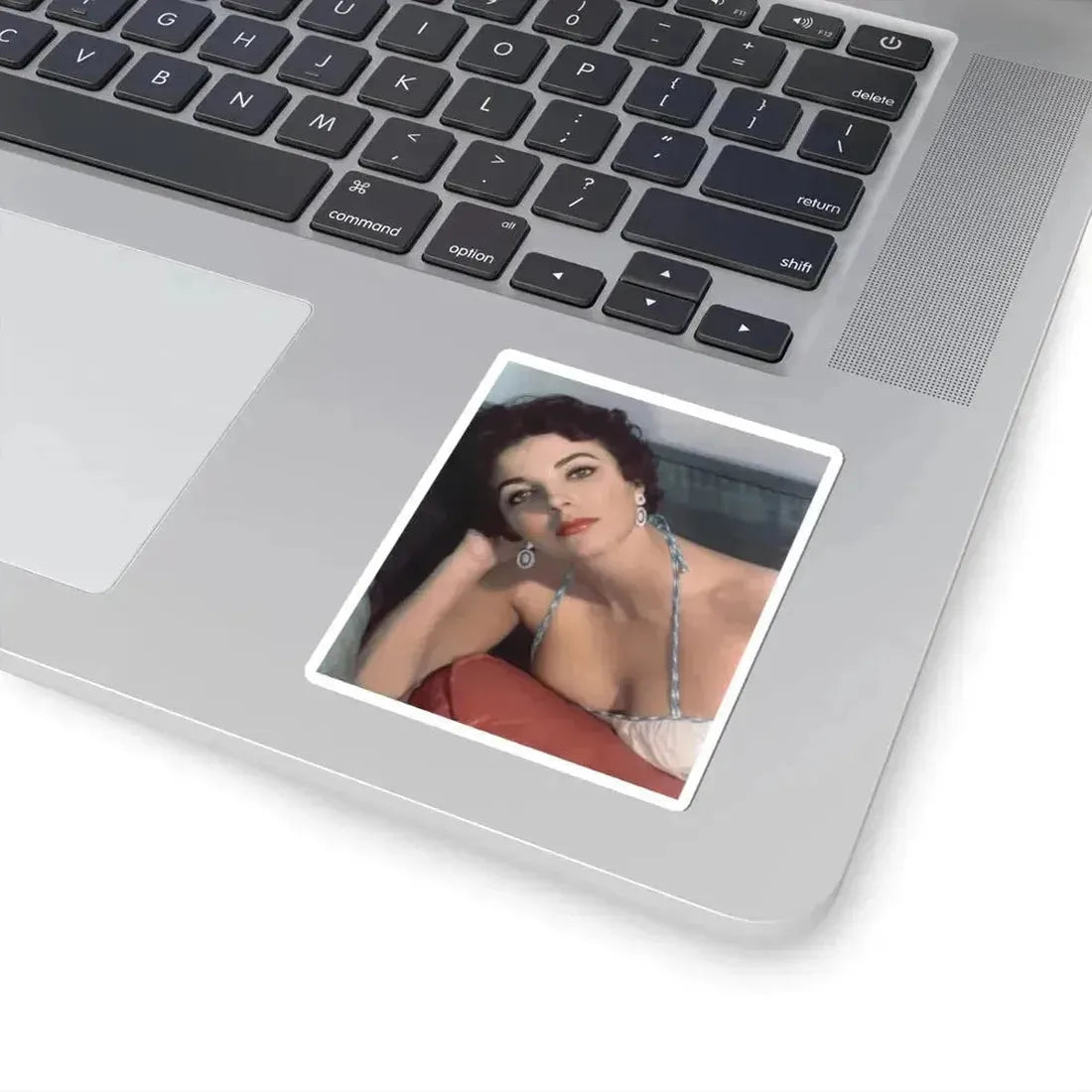 Joan Collins #566 (Vintage Female Icon) STICKER Vinyl Kiss-Cut Decal - The Sticker Space