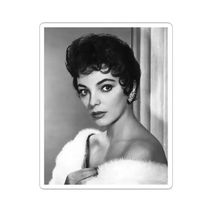 Joan Collins #572 (Vintage Female Icon) STICKER Vinyl Kiss-Cut Decal 3 Inch White - The Sticker Space