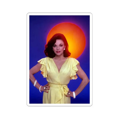 Joan Collins #588 (Vintage Female Icon) STICKER Vinyl Kiss-Cut Decal 6 Inch White - The Sticker Space