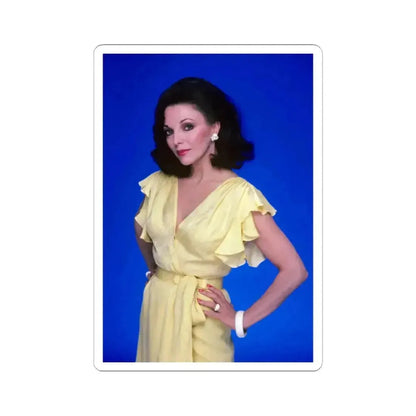 Joan Collins #589 (Vintage Female Icon) STICKER Vinyl Kiss-Cut Decal 2 Inch White - The Sticker Space