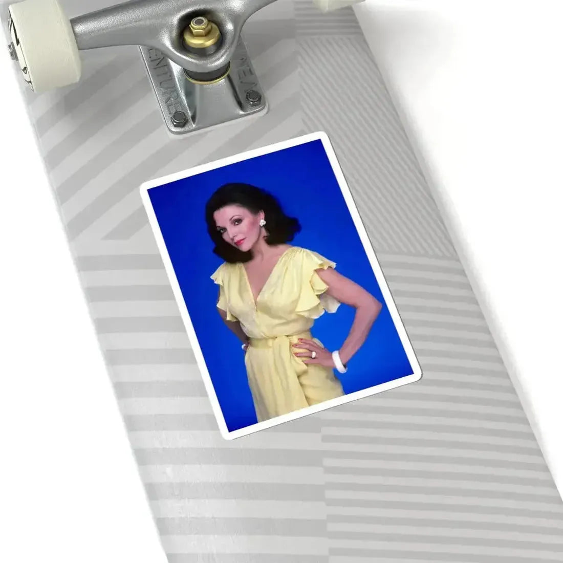 Joan Collins #589 (Vintage Female Icon) STICKER Vinyl Kiss-Cut Decal - The Sticker Space