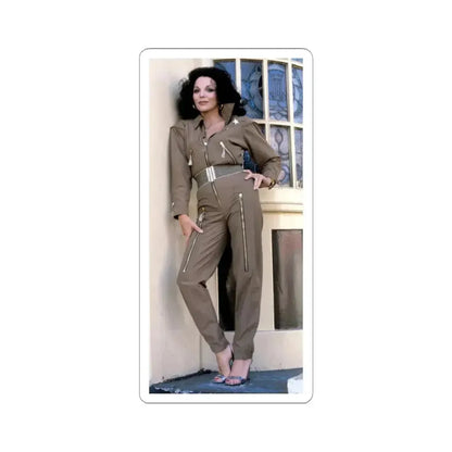 Joan Collins #593 (Vintage Female Icon) STICKER Vinyl Kiss-Cut Decal 6 Inch White - The Sticker Space