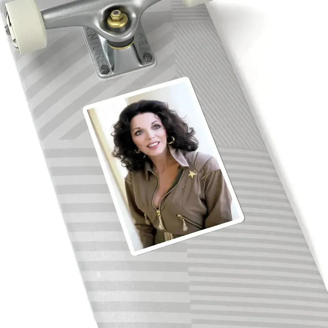 Joan Collins #594 (Vintage Female Icon) STICKER Vinyl Kiss-Cut Decal - The Sticker Space