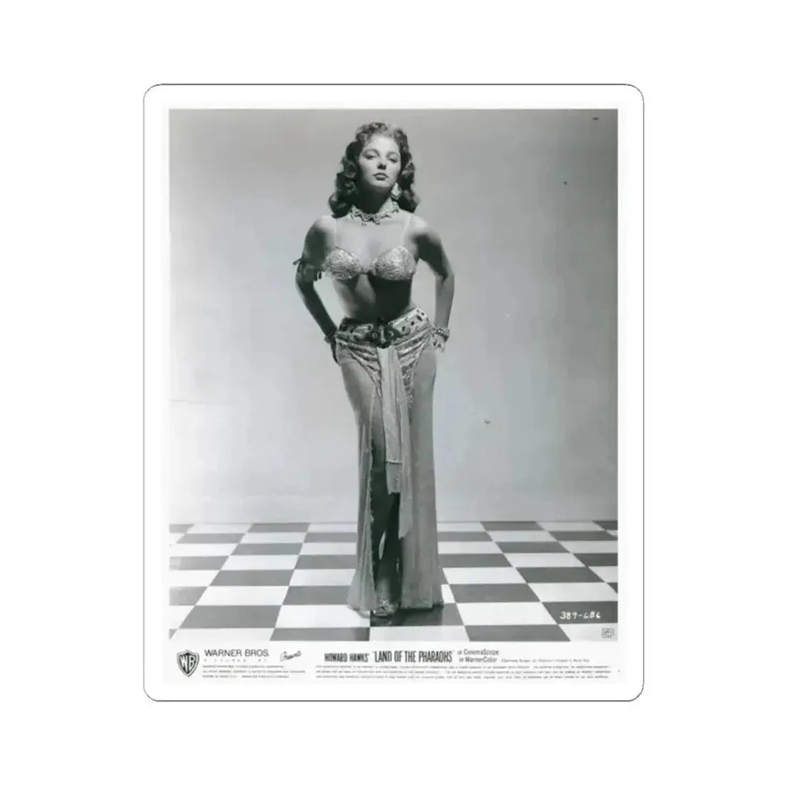 Joan Collins #619 (Vintage Female Icon) STICKER Vinyl Kiss-Cut Decal 2 Inch White - The Sticker Space