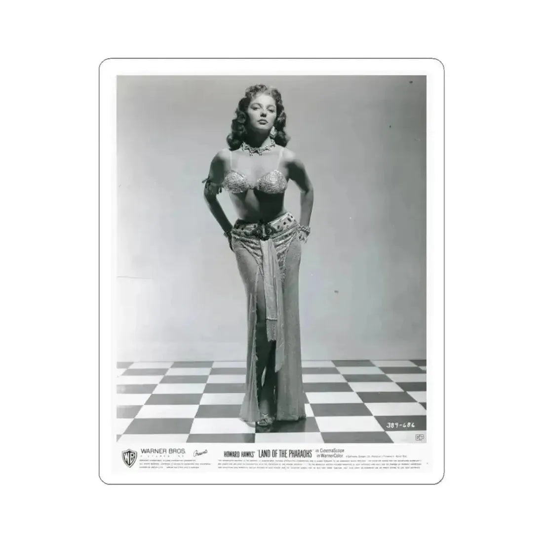 Joan Collins #619 (Vintage Female Icon) STICKER Vinyl Kiss-Cut Decal 3 Inch White - The Sticker Space