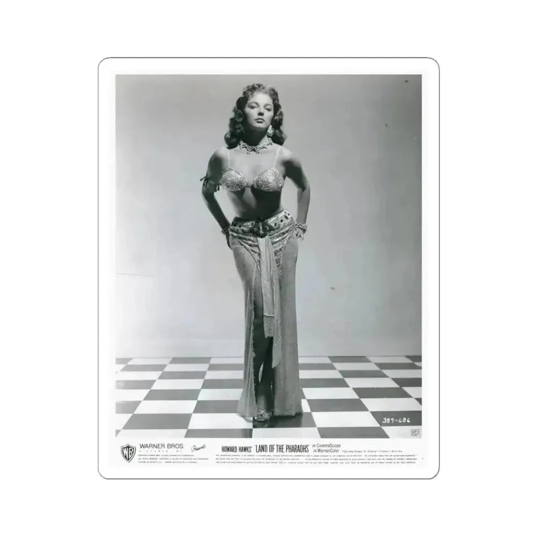 Joan Collins #619 (Vintage Female Icon) STICKER Vinyl Kiss-Cut Decal 6 Inch White - The Sticker Space