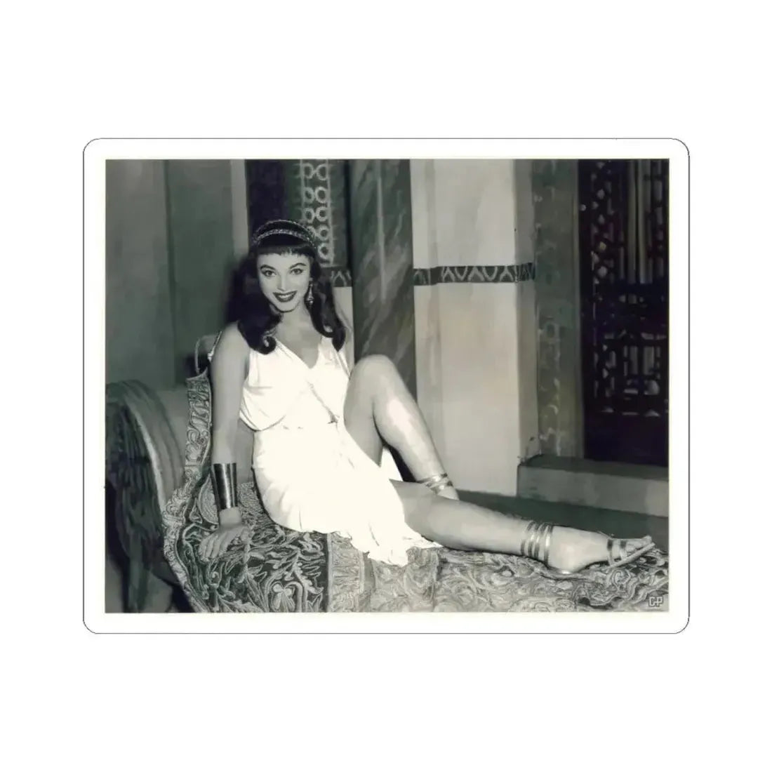 Joan Collins #620 (Vintage Female Icon) STICKER Vinyl Kiss-Cut Decal 4 Inch White - The Sticker Space