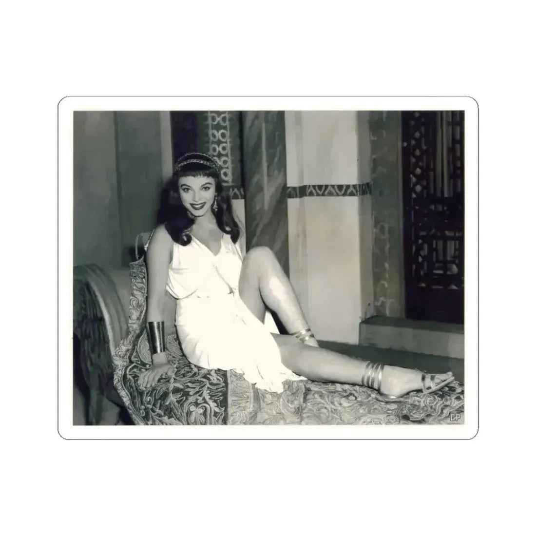 Joan Collins #620 (Vintage Female Icon) STICKER Vinyl Kiss-Cut Decal 6 Inch White - The Sticker Space